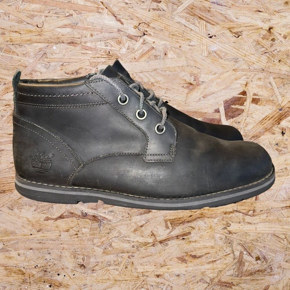 Timberland Larchmont II Men’s size 11-11.5 Chukka Boot Black Leather